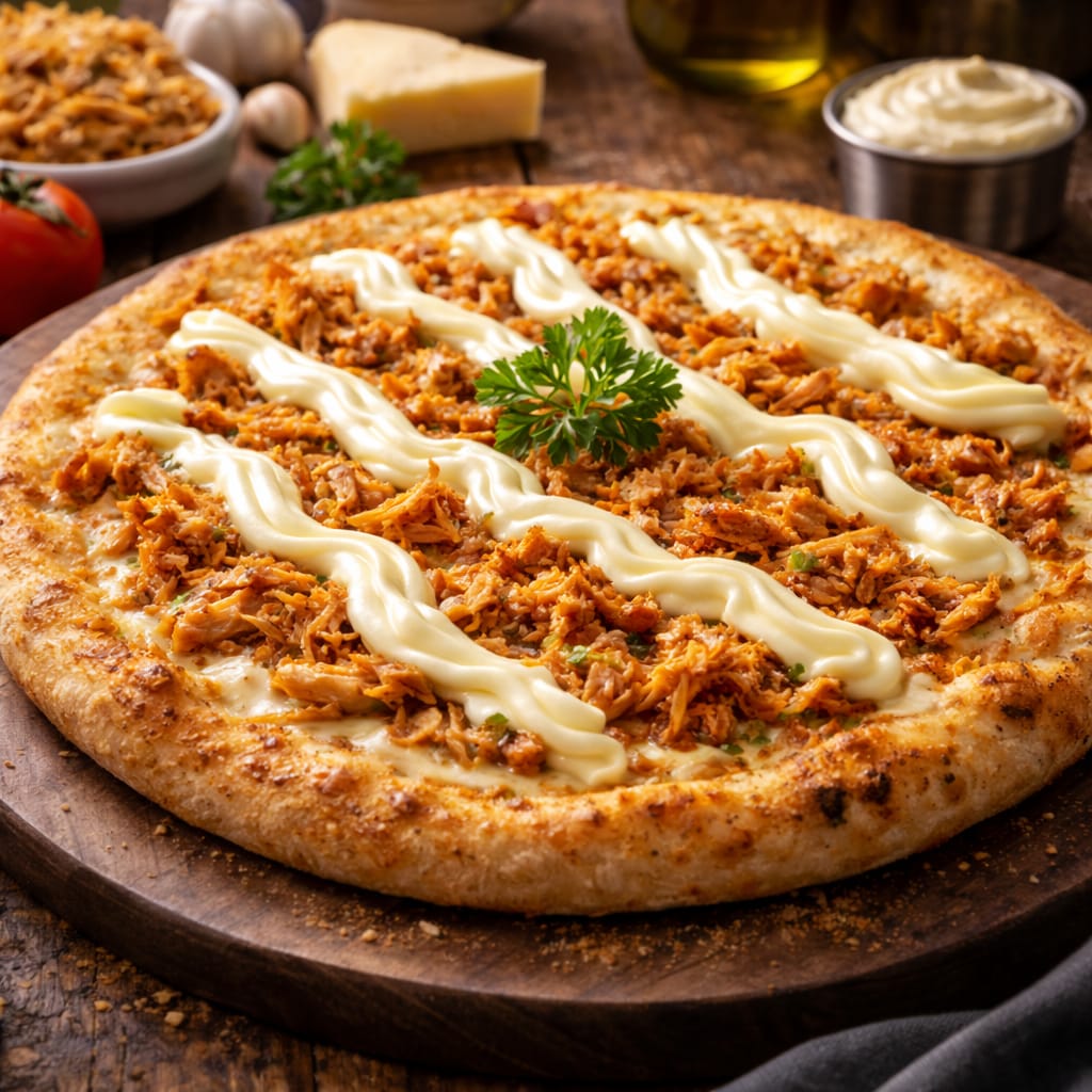 01 Pizza Media Frango Catupiry + Refrigerante Guarana Antarctica 1 Litro